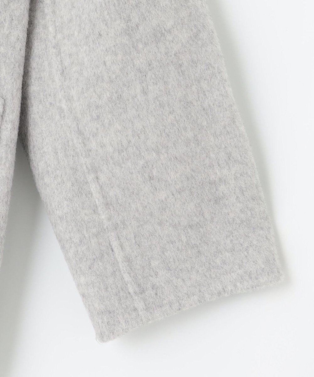 J.PRESS LADIES 【リバーシブル】ウールナイロン リバー フーデッドコート 