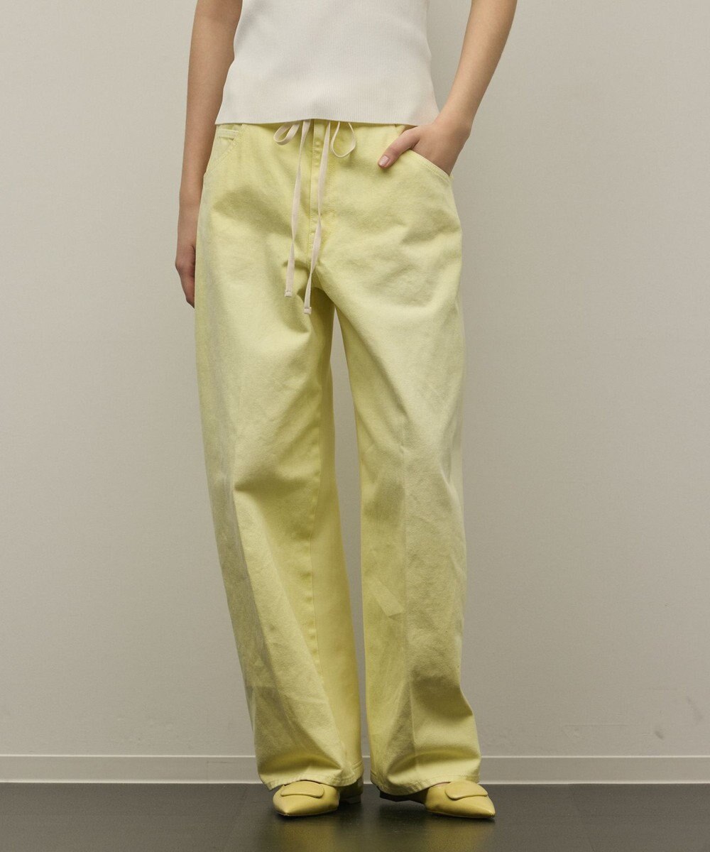 GRACE CONTINENTAL コンビドロストデニムパンツ 