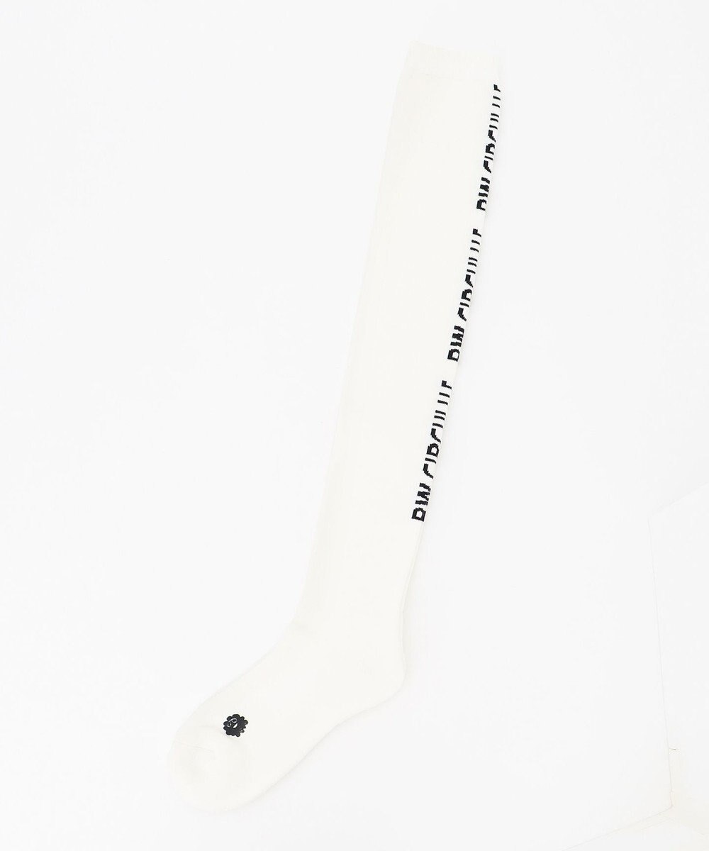 PW CIRCULUS 【WOMEN】【土踏まずをサポート】ロゴ ニーハイ ソックス 