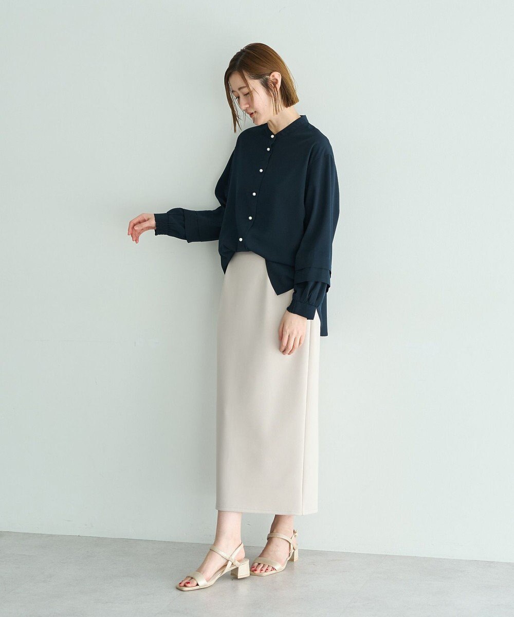 YECCA VECCA ダンボールニットナロースカート 