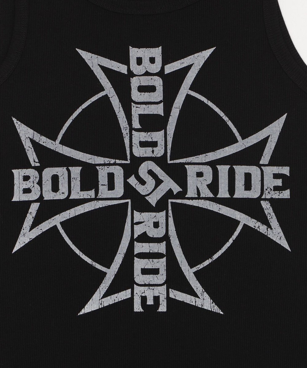 WEGO グラフィックリブタンクトップ 