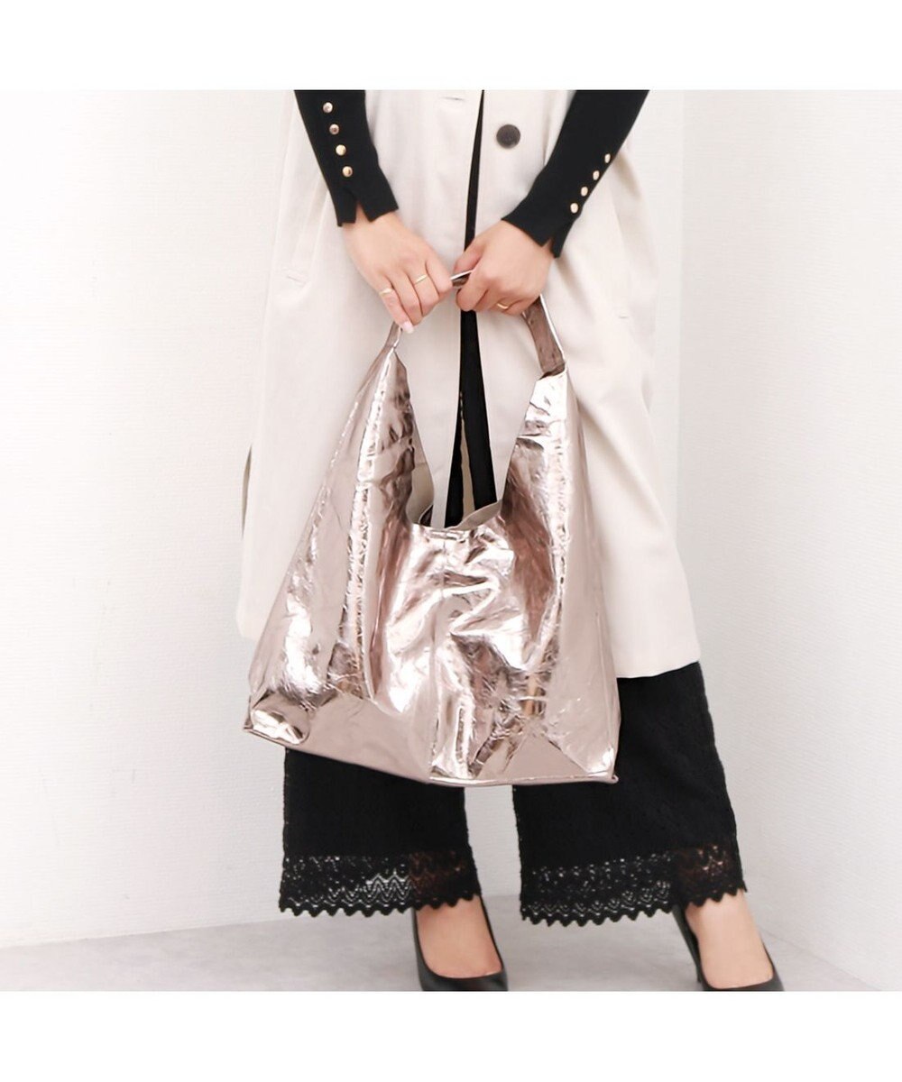 UNBILLION 【テレビ ドラマ着用アイテム】カシュカシュ cachecache / 一枚仕立てホーボーバッグ 