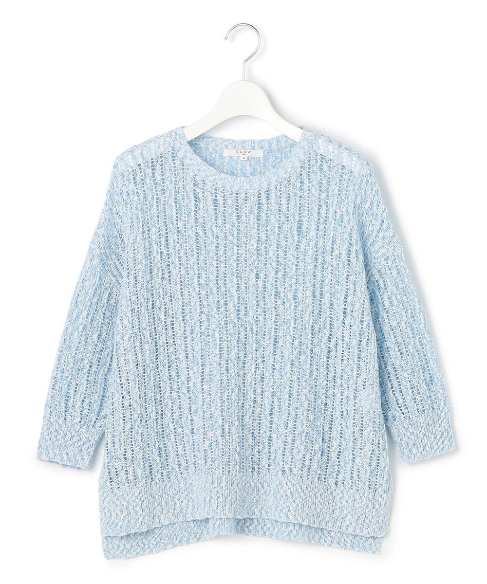 23区 【SLOW/一部店舗限定】エンブロイダリープルオーバー サマー ニット 