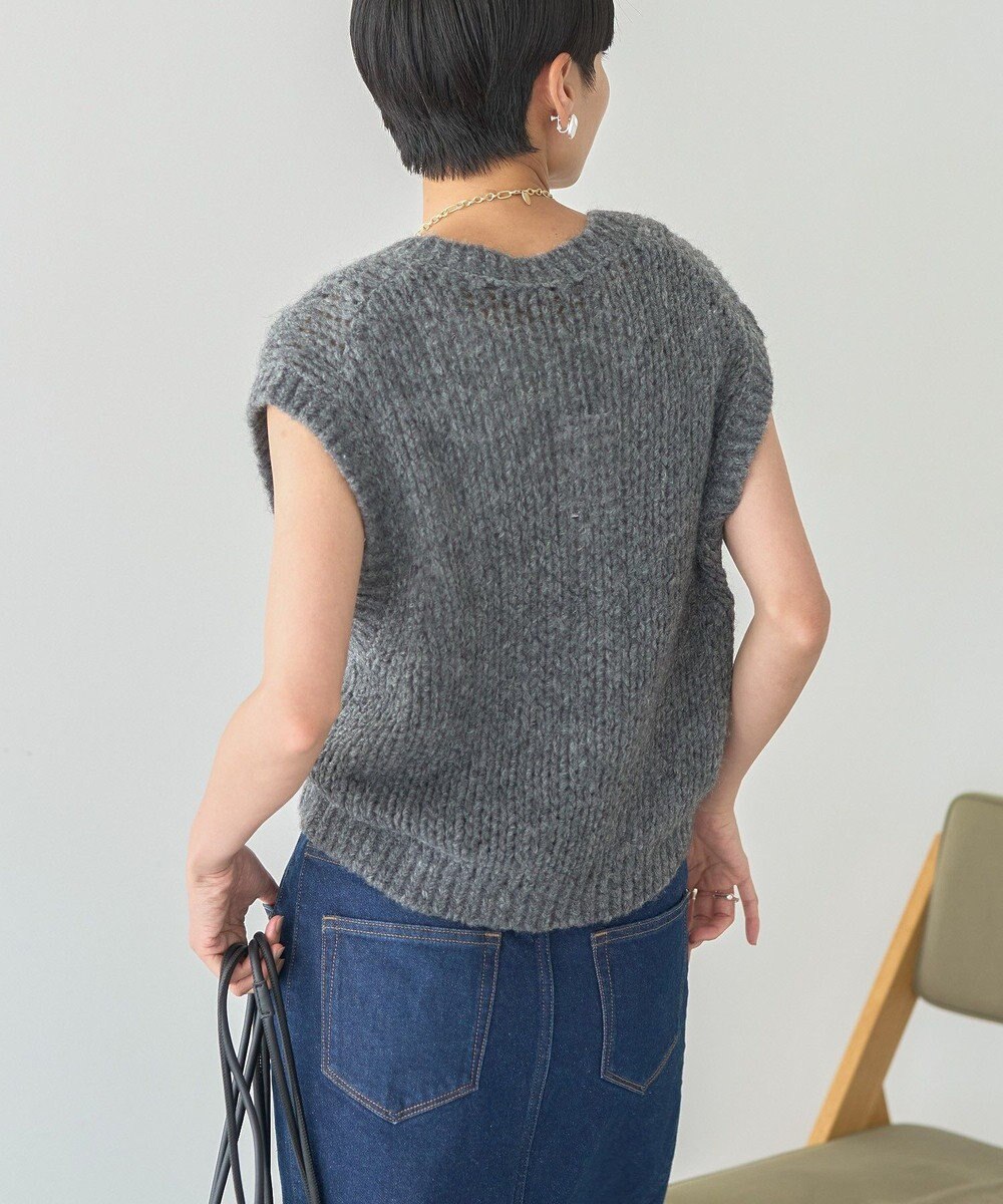 AMERICAN HOLIC 【選べる丈】甘編みニットベスト 