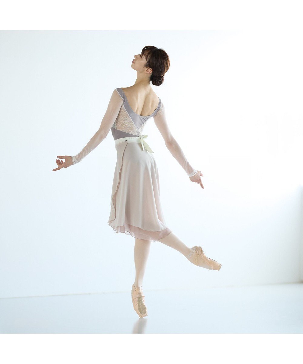 Chacott ◎【AKANE TAKADA】ロングスリーブレオタード 