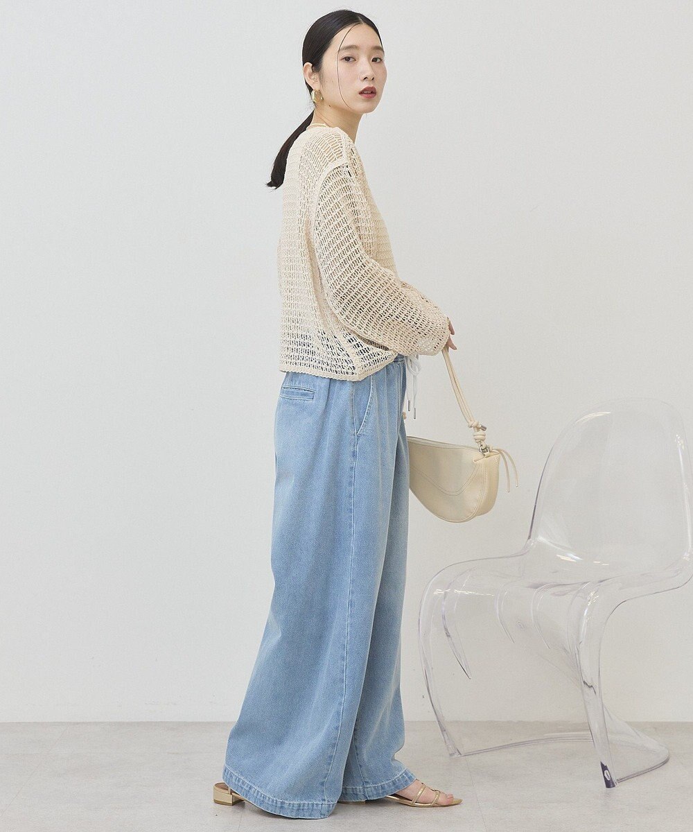 AMERICAN HOLIC 刺繍メッシュプルオーバー 