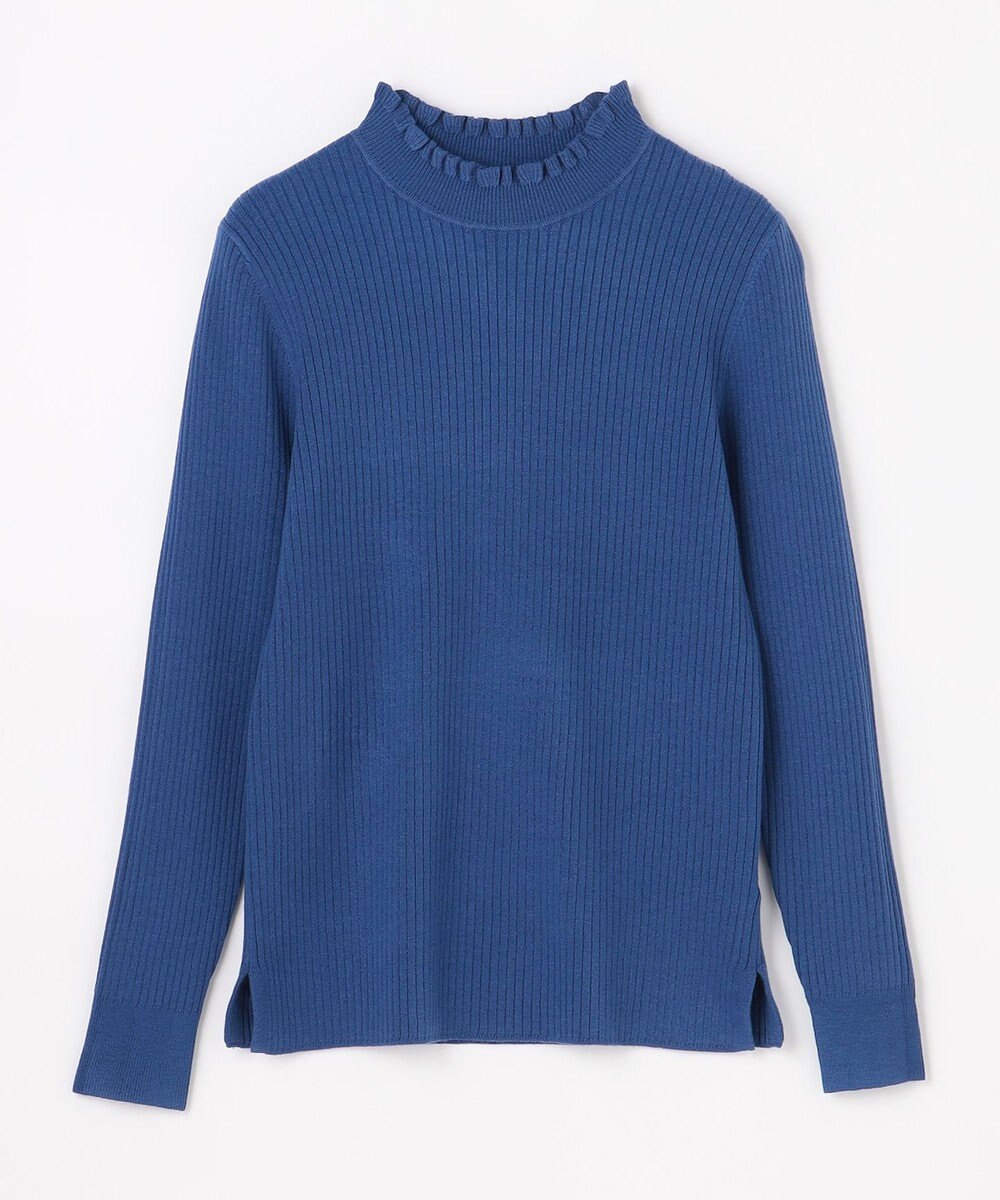 ANY L 【6色展開】フリルネックニット 