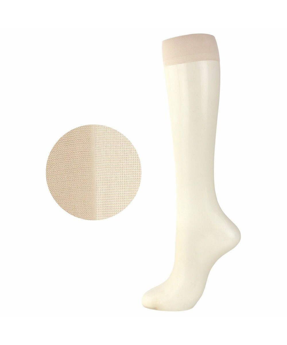 NAIGAI パンストハイソックス ナイガイ concept パンスト素材のハイソックスつま先スルー 巾広ソフト口ゴム 吸汗加工レディス ソックス 靴下 1325003 