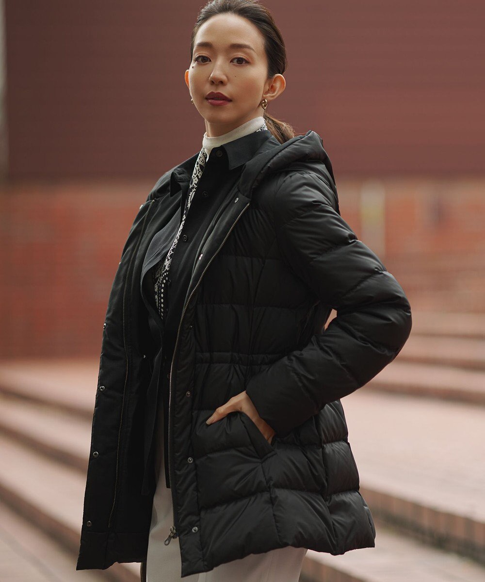 23区 【VERY掲載/新色追加】シレータフタ ミドル丈 ダウンコート 