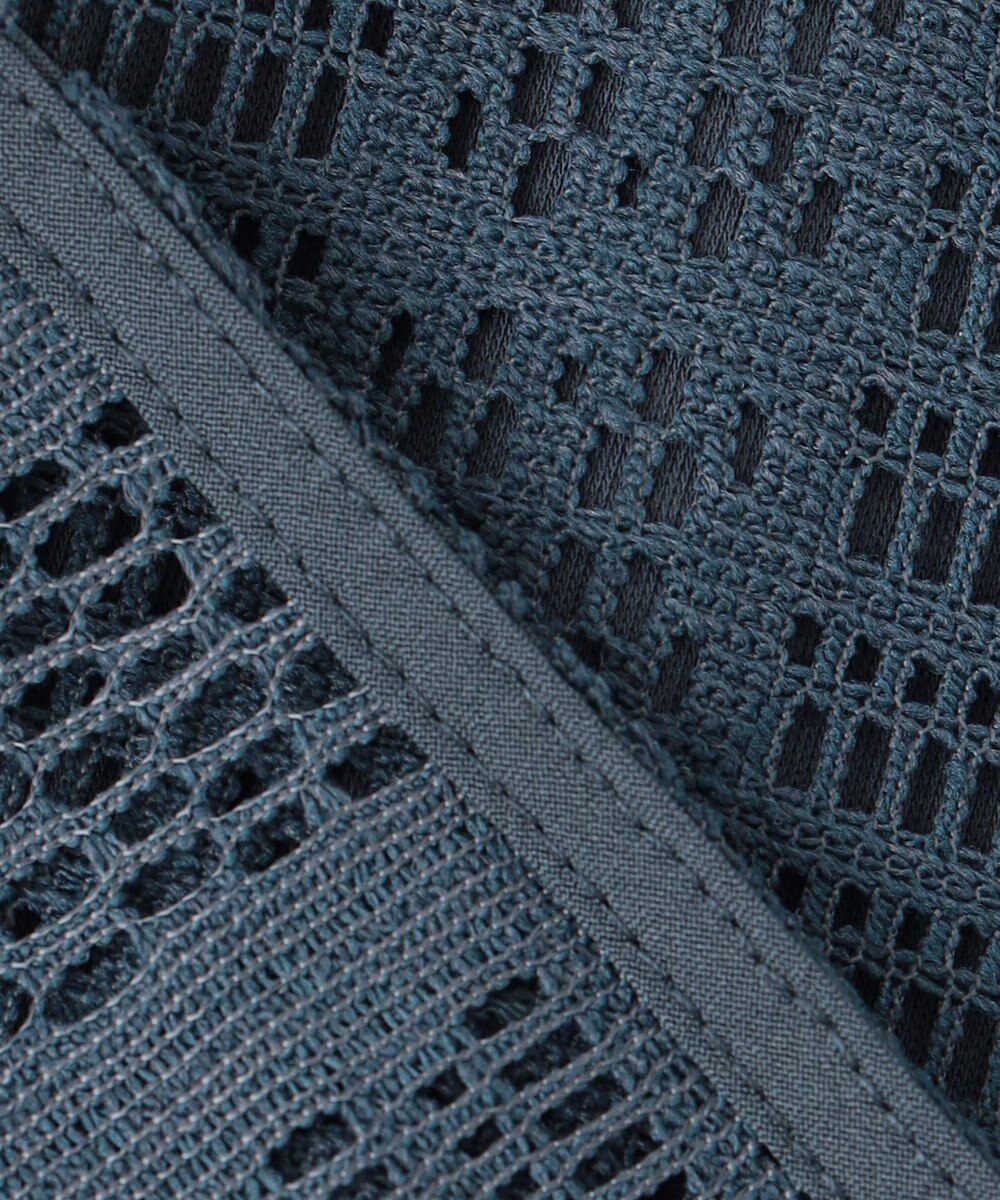 自由区 L 【洗える】レースエッジ Tシャツ&タンクトップセット トップス 