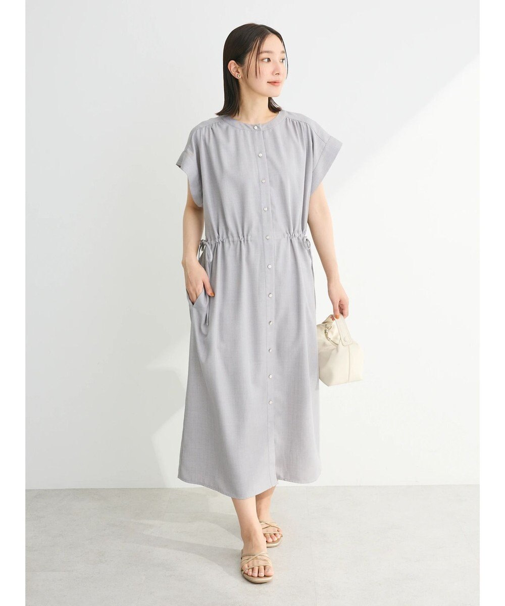 Green Parks ・ＥＬＥＮＣＡＲＥ　ＤＵＥリネンライクドロストワンピース 