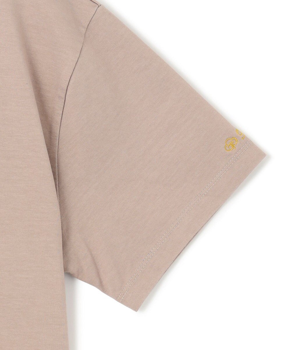 BEIGE， Organic Cotton / Cropped Short Sleeve T トップス 