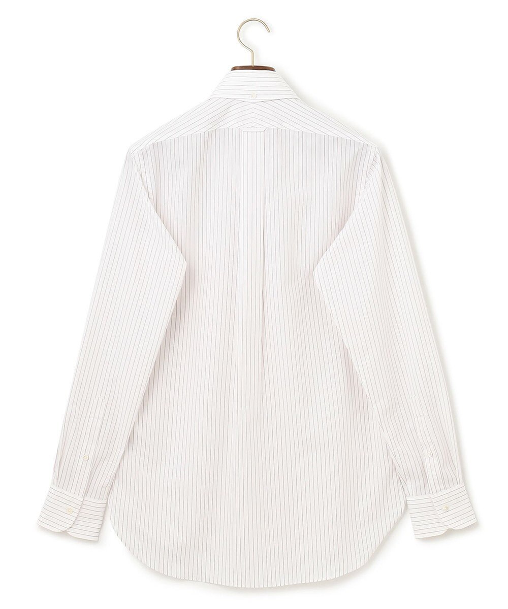 J.PRESS MEN 【PREMIUM PLEATS / 形態安定】ペンシルストライプ シャツ / B.D. 