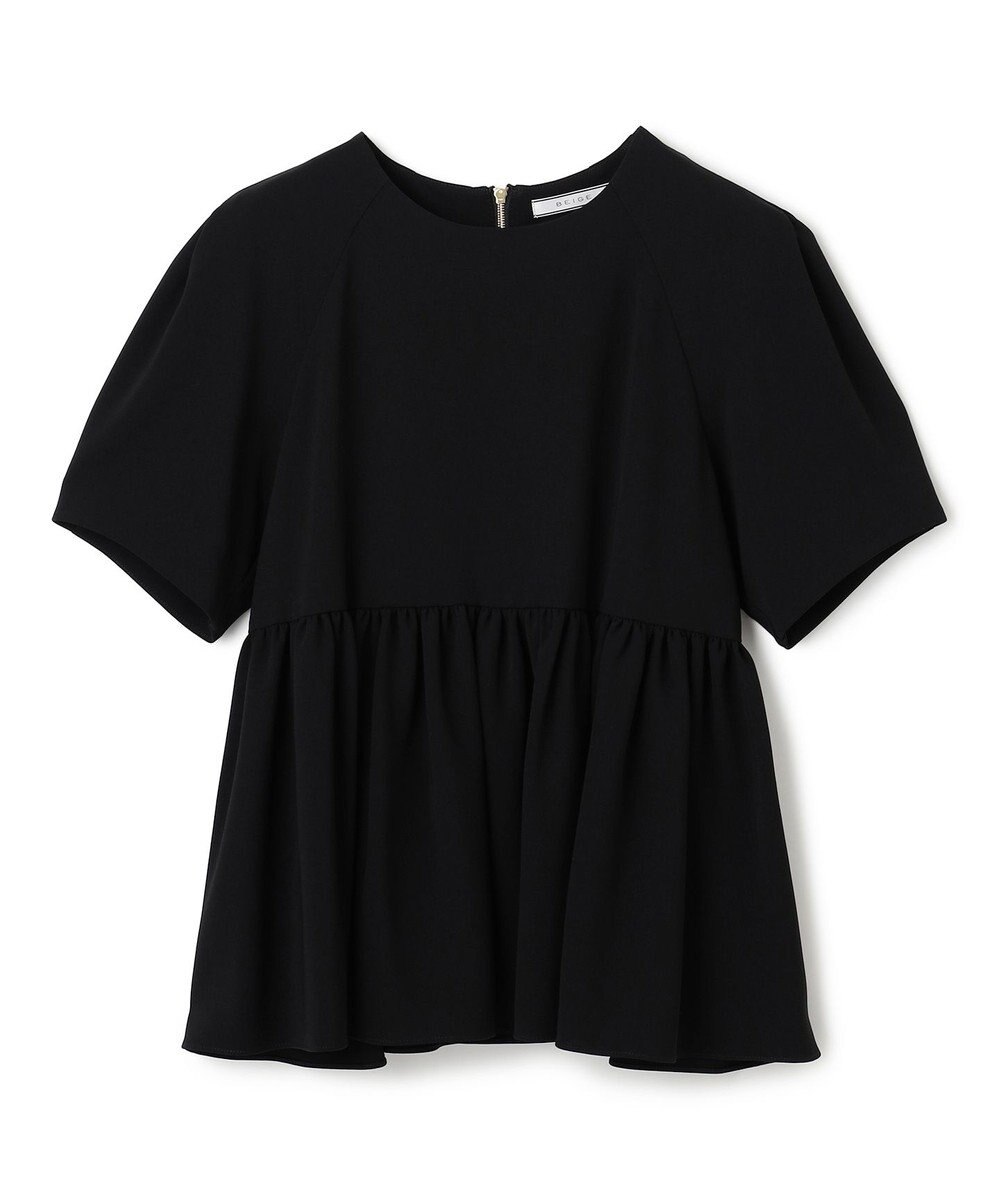 BEIGE， 【洗える】ACHILLEA / ペプラムバックファスナーブラウス 