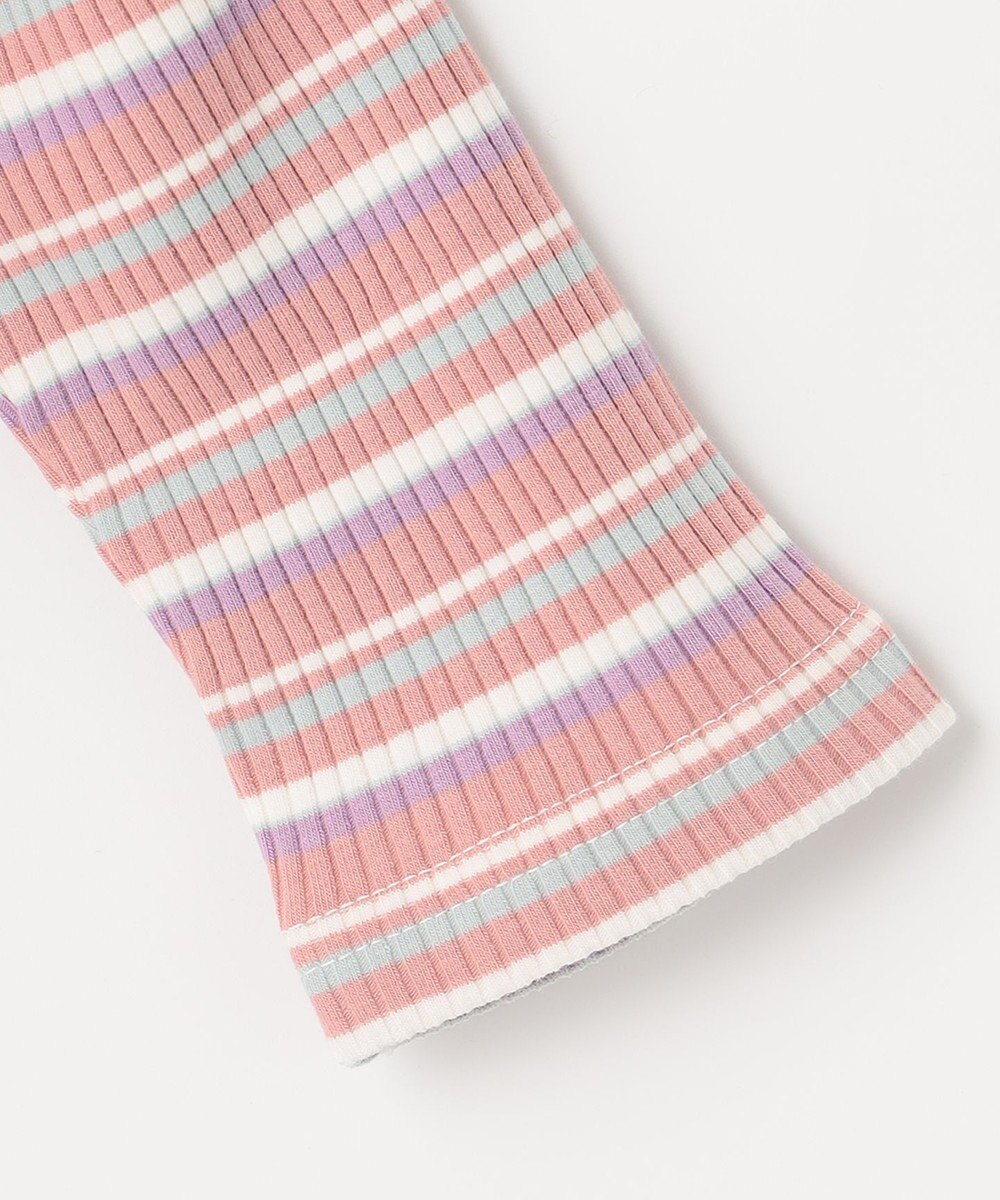 ANY KIDS 七分袖 テレコボーダー Tシャツ 