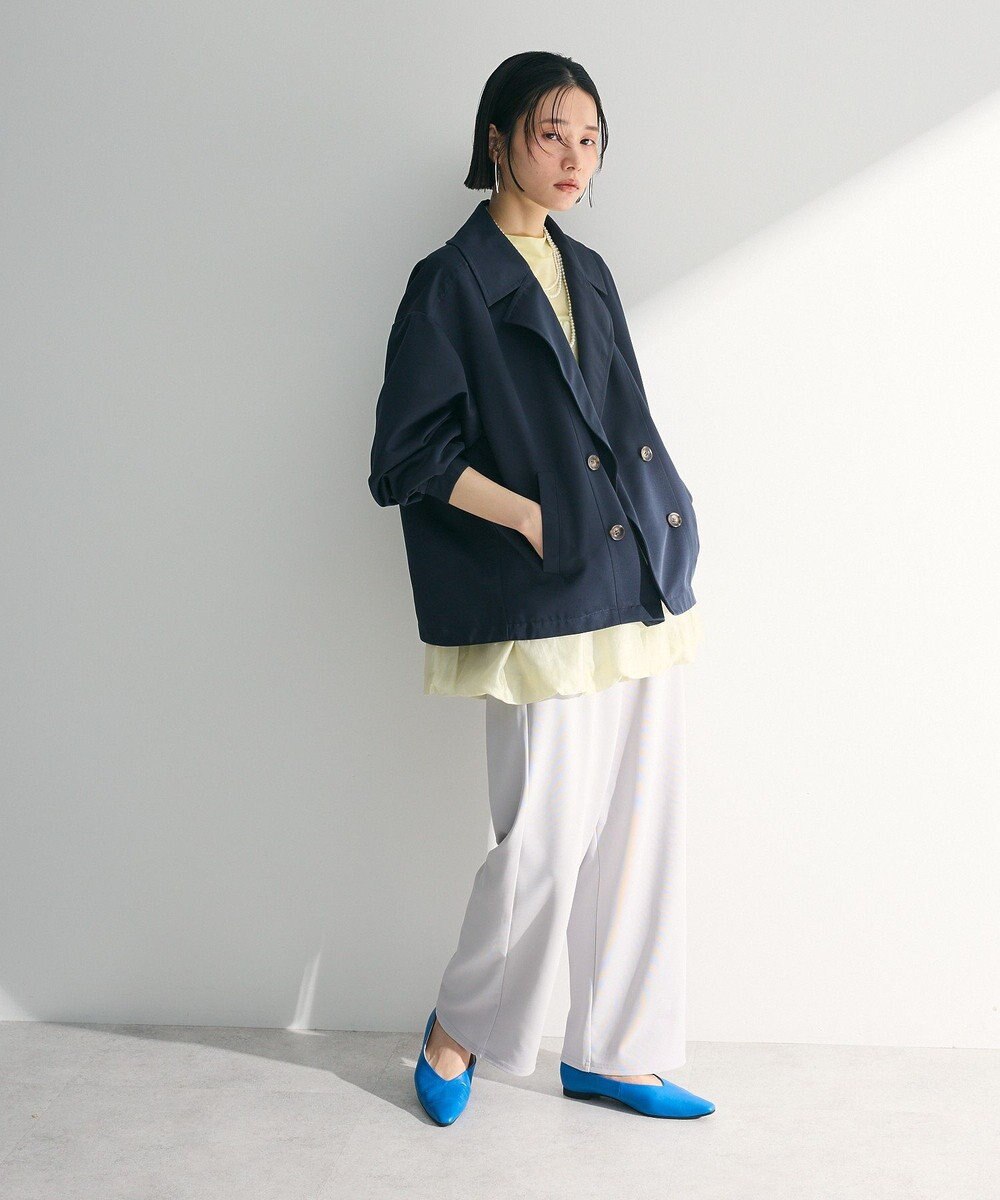 Green Parks 撥水加工　ショート丈トレンチコート 