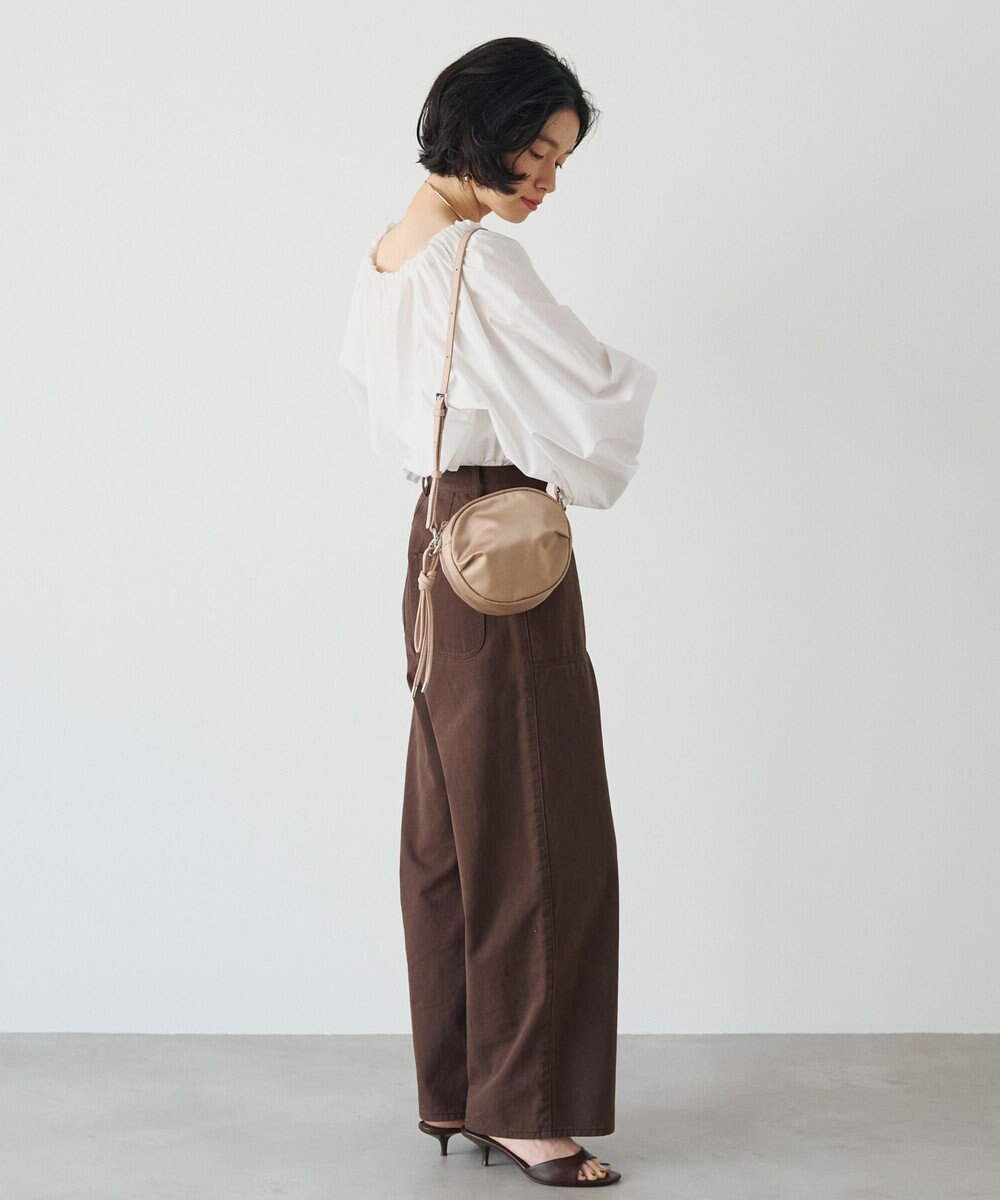 russet クラウズナイロンサークルミニショルダーバッグ(CE-1728) 