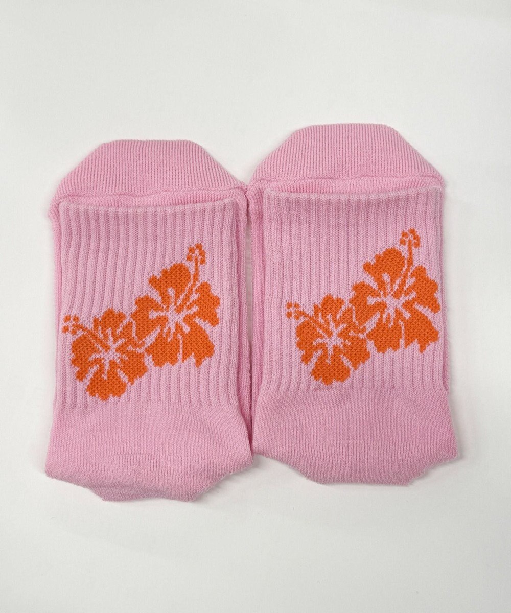 WEGO バックハイビスカスソックス 