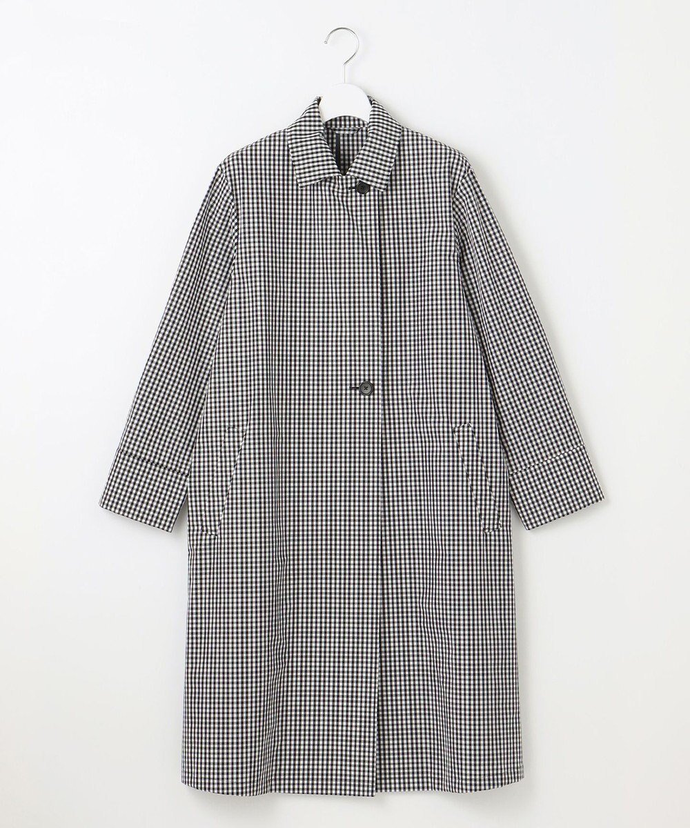 J.PRESS LADIES S 【洗える】 GIZAコットンギンガム ステンカラー コート 