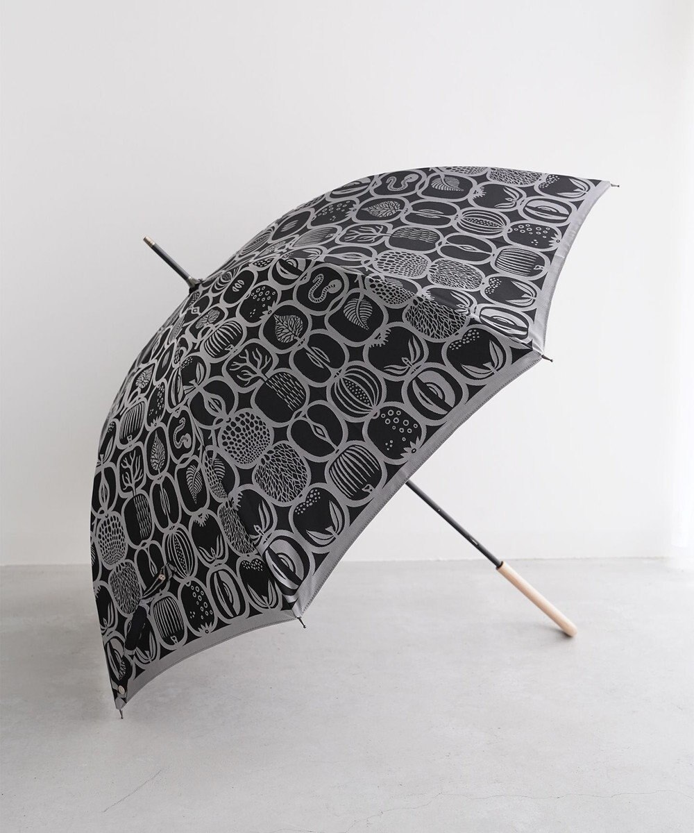 槇田商店 Stig Lindberg FRUKTLADA ブラック 長傘 