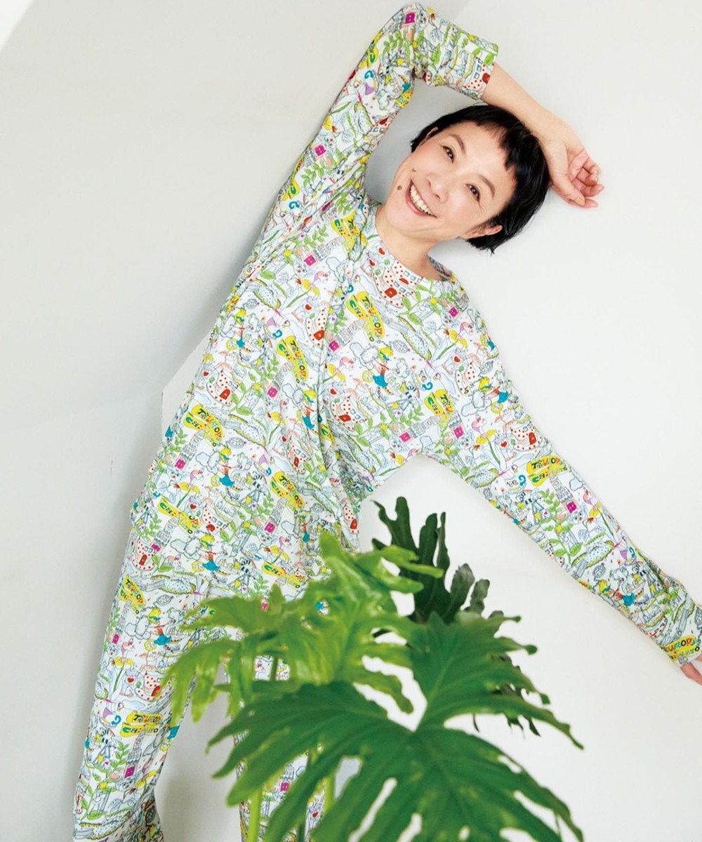 tsumori chisato SLEEP ツモリチサト パジャマ 綿100%(本体) 長袖 長ズボン レディース UDX595/ワコール 