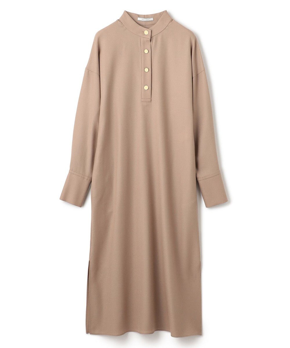 BEIGE， TERNES / ドルマンスリーブウールワンピース 