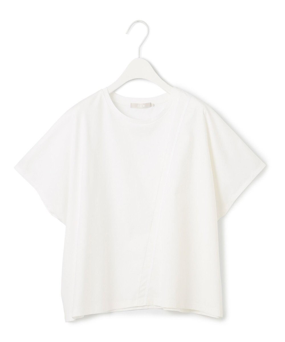 ICB 【洗える】シルケットコンビスムース カットソー 