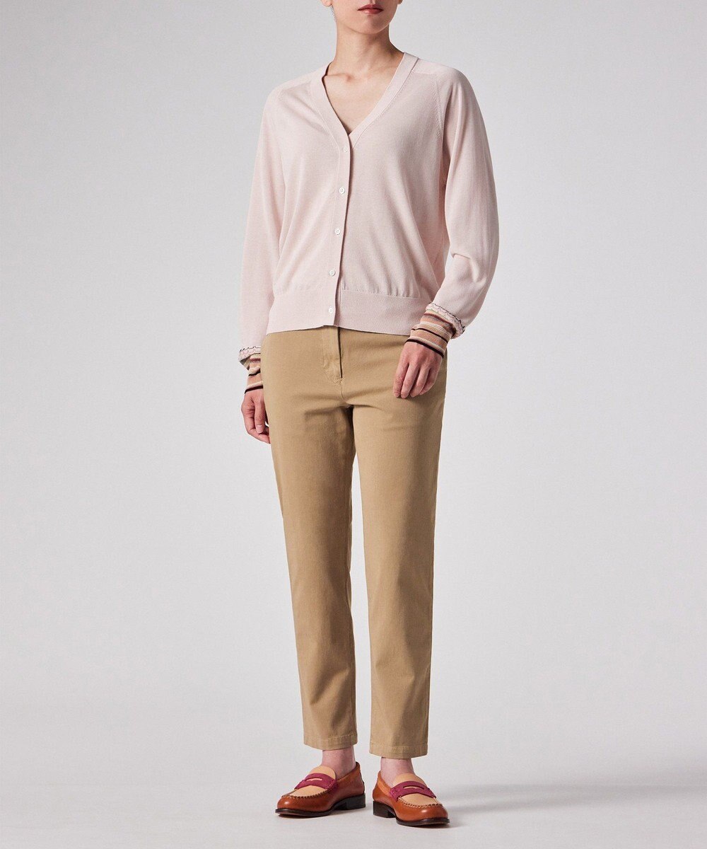 Paul Smith デザイン ステッチ Vネック カーディガン 