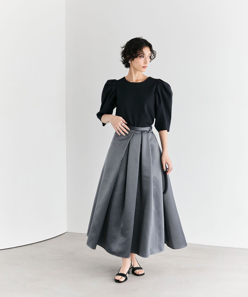 #Newans 【セレモニーにも】パフスリーブニット 