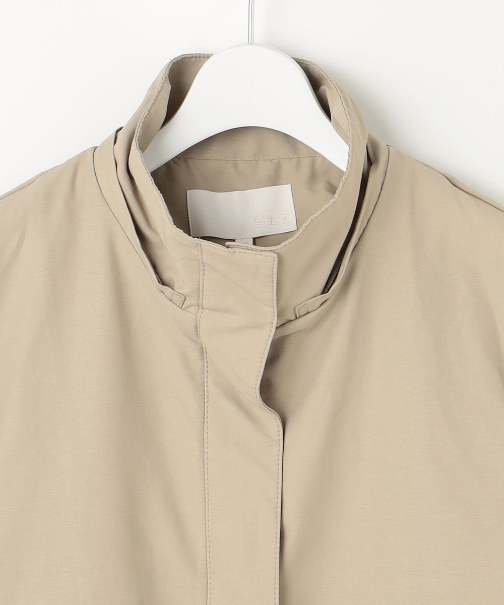 自由区 【カタログ掲載・撥水加工・洗える】コットンナイロンタッサー ブルゾン 