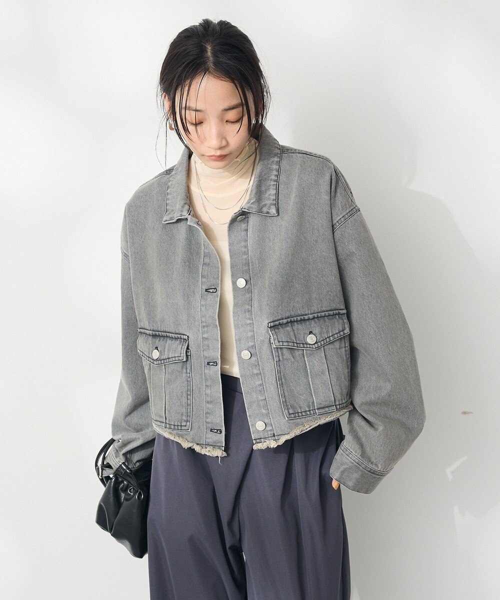 CRAFT STANDARD BOUTIQUE カットオフデニムショートジャケット 