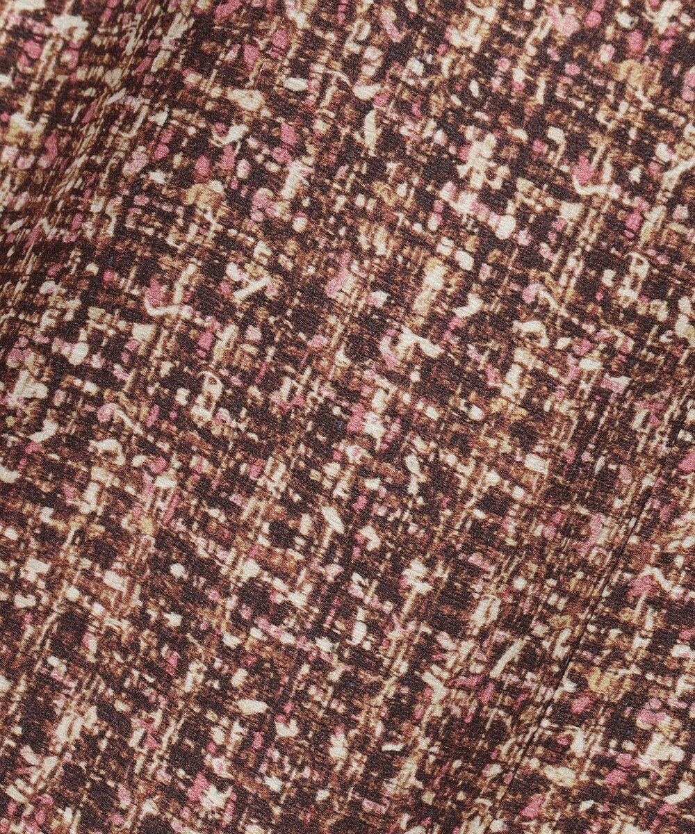 自由区 S プリントジャガードストレッチ スカート 