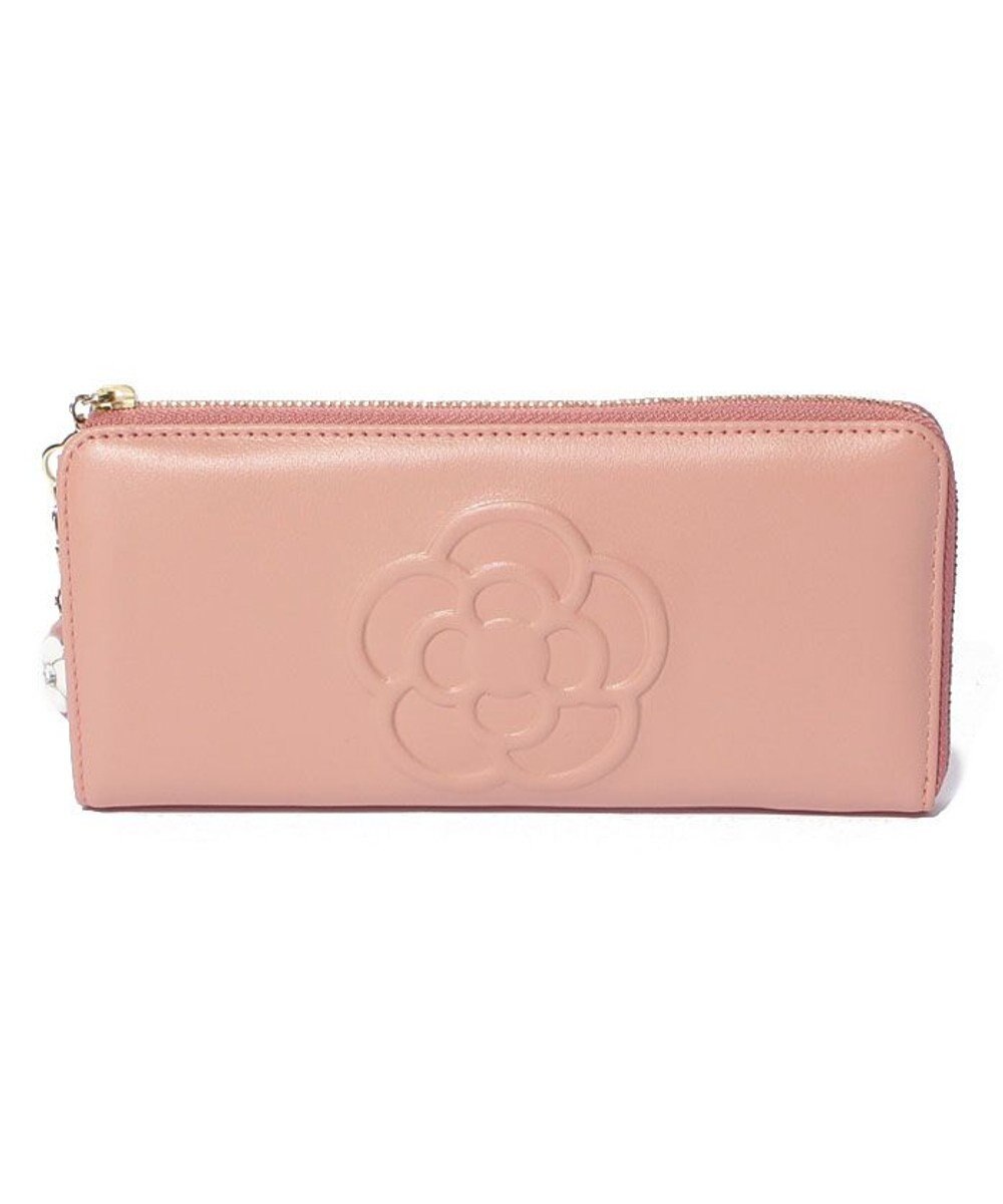 CLATHAS ワッフル　Lファスナー長財布 