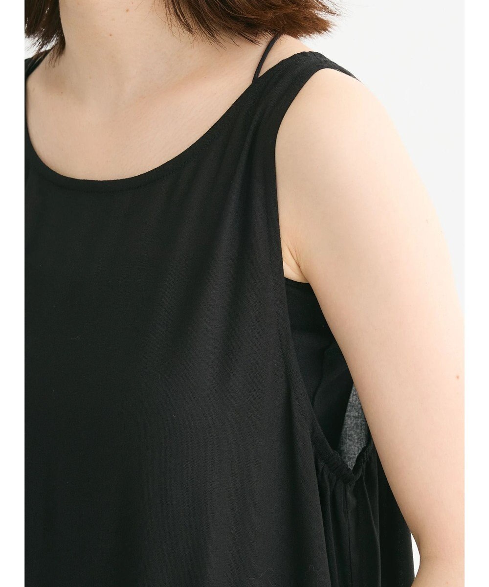 Green Parks Ｉ　ノースリスモッキング切替ワンピース 