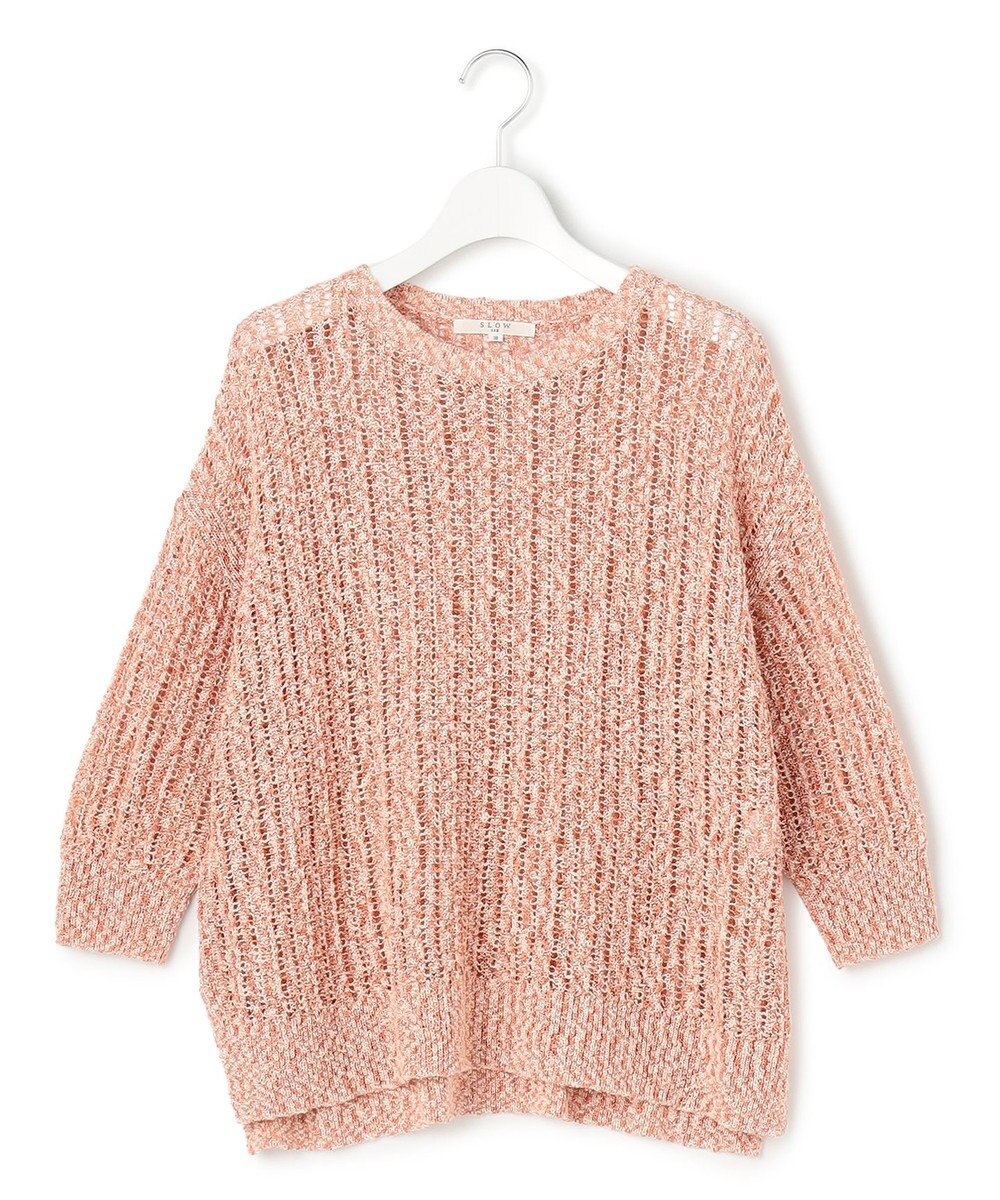 23区 【SLOW/一部店舗限定】エンブロイダリープルオーバー サマー ニット 