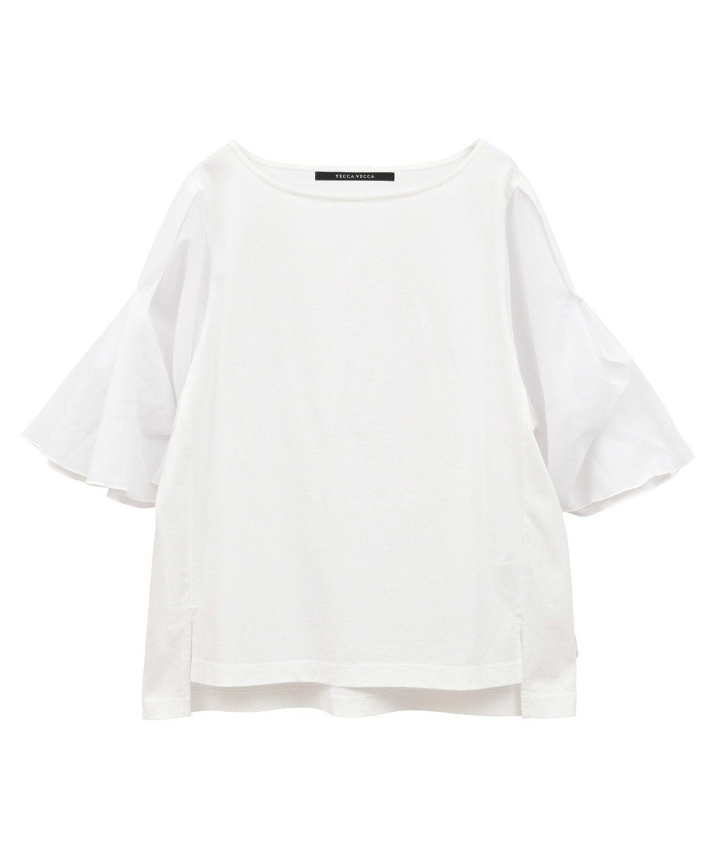 YECCA VECCA シアースリーブカットソー 
