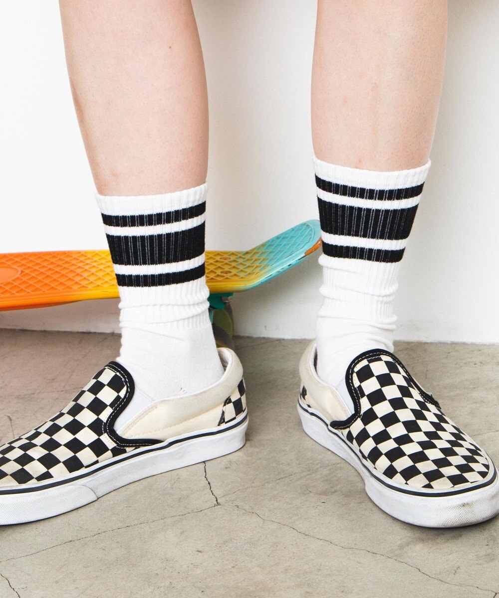 WEGO 底パイルラインソックス 