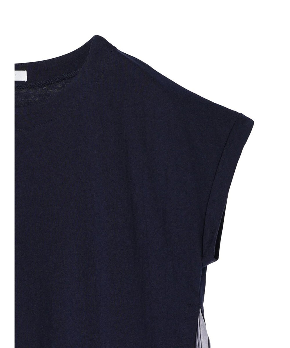 Green Parks 脇プリーツドッキングチュニック 