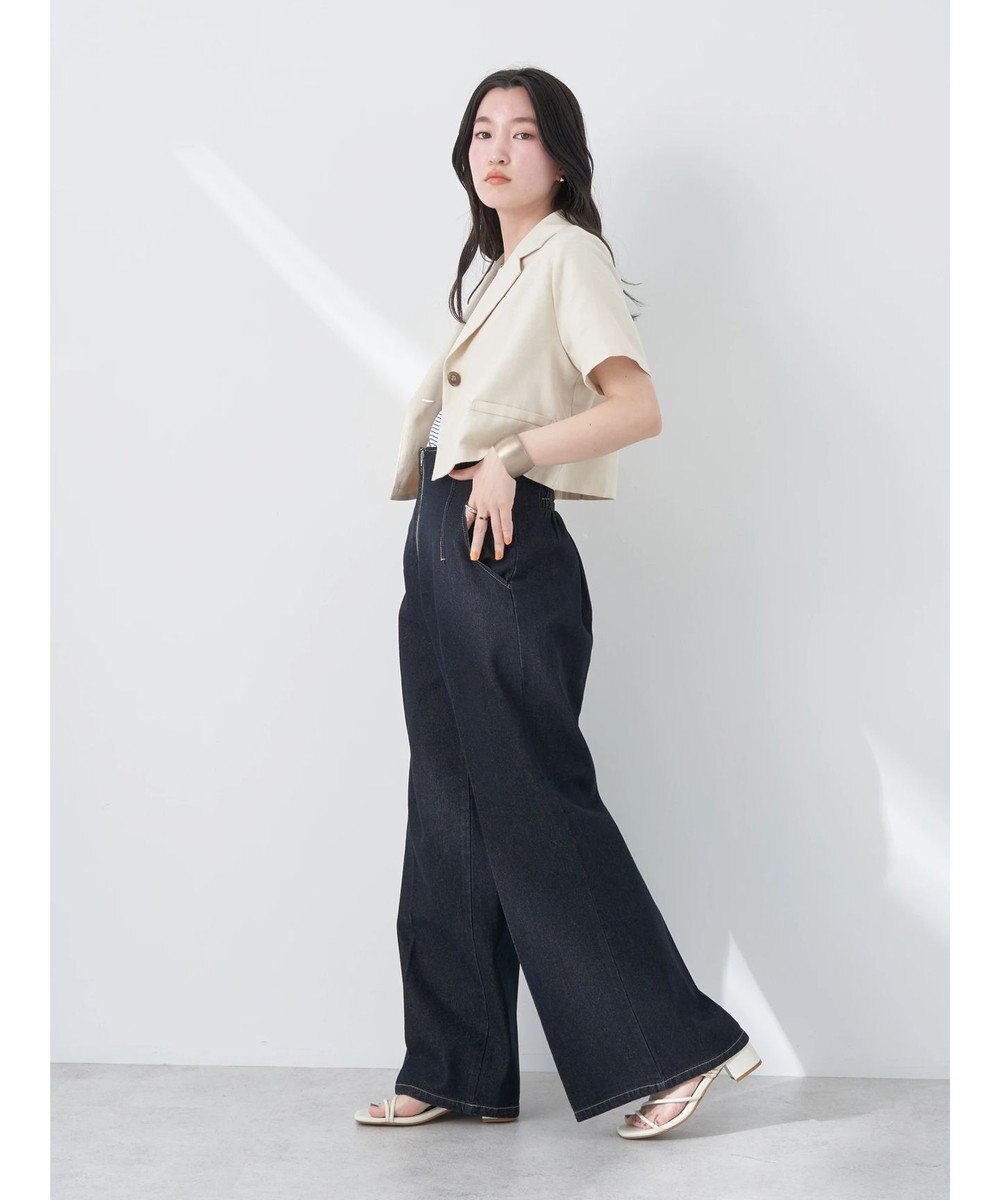 earth music&ecology リサイクルポリエステルブレンドショートシャツ 