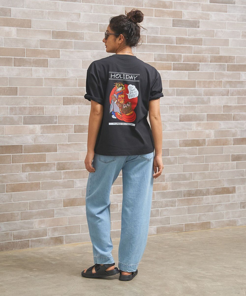 J.PRESS YORK STREET 【UNISEX】【NAO YSHIHARAコラボ】MAIKO グラフィック Tシャツ 