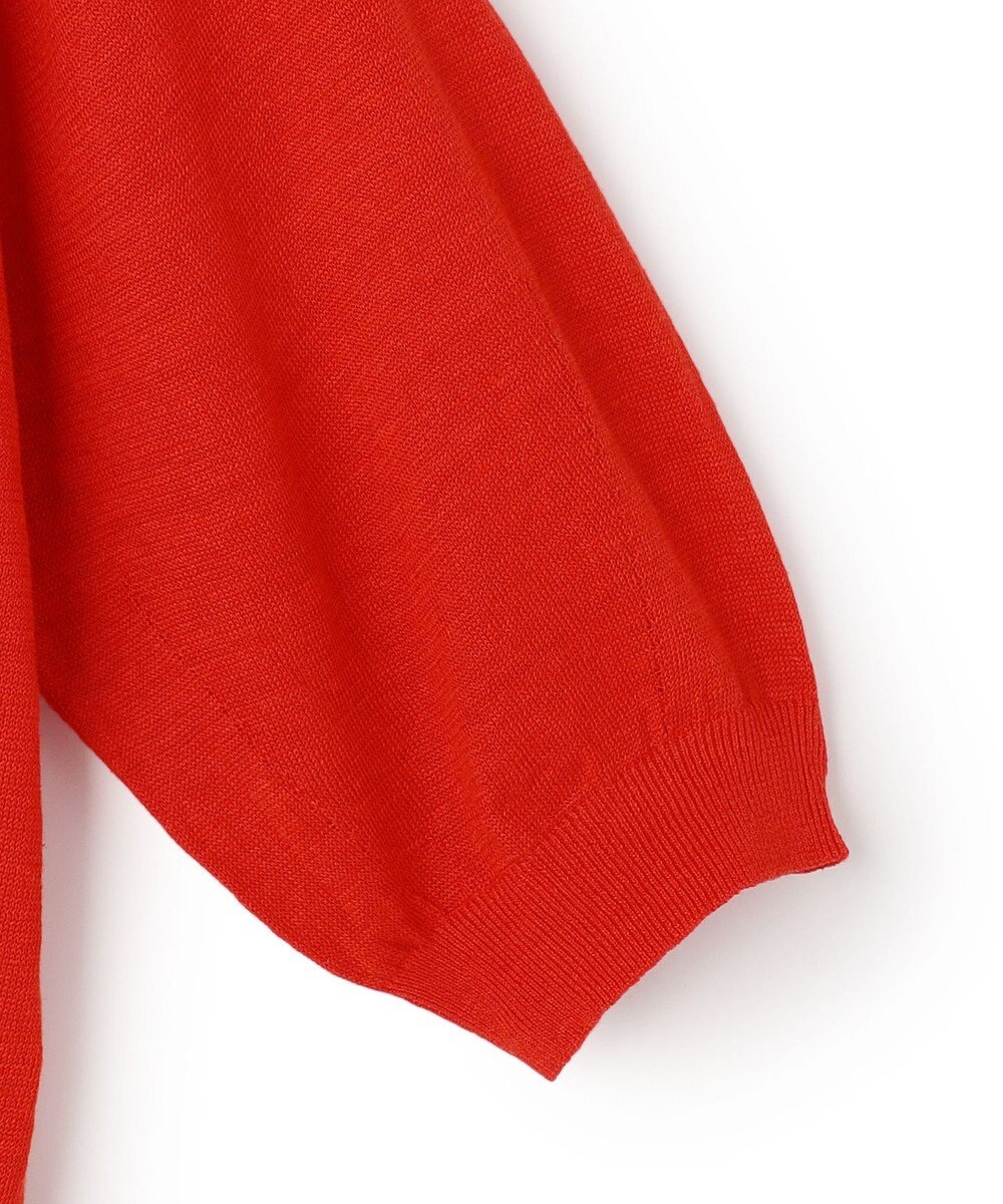 23区 【先行予約】ピュアリネンハイゲージ パフスリーブ ニット 