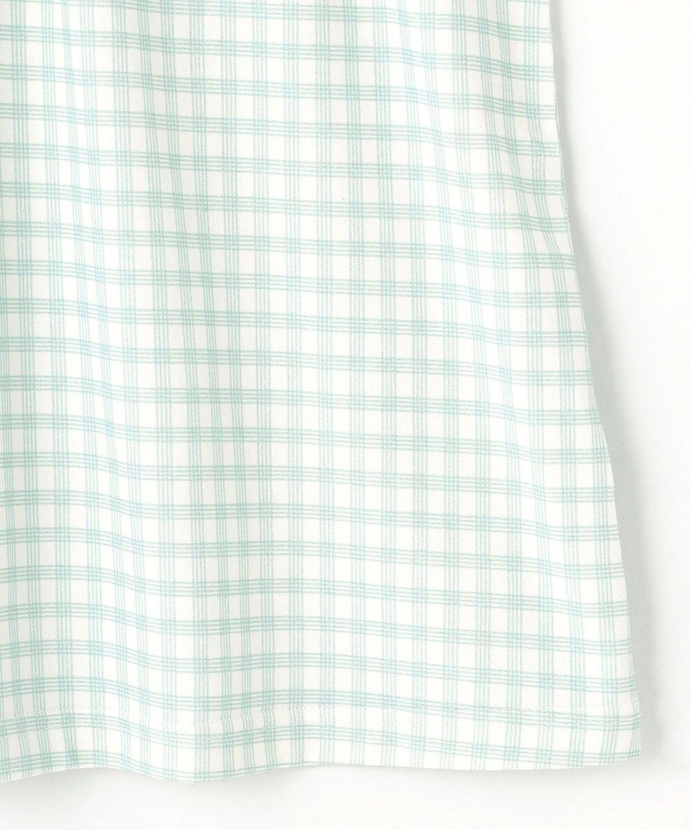 組曲 KIDS 【150-160㎝】シャーリングチェック トップス 