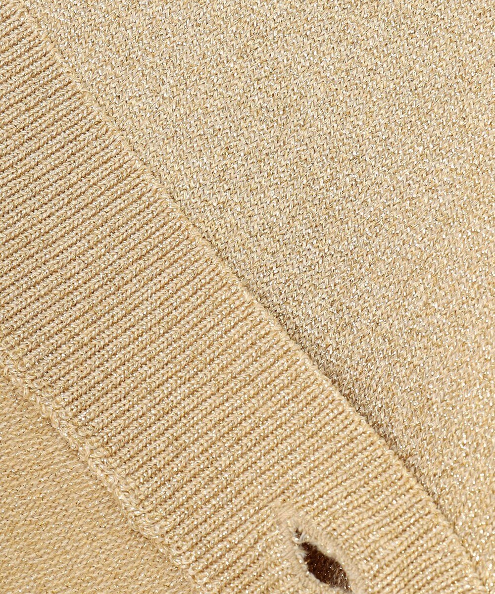 NAVE 【Nave・洗える】ラメニット カーディガン 