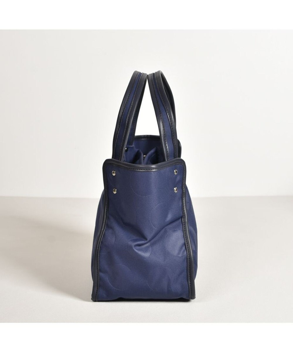 Y'SACCS ヒートエンボス ポルカドットトート Sサイズ 