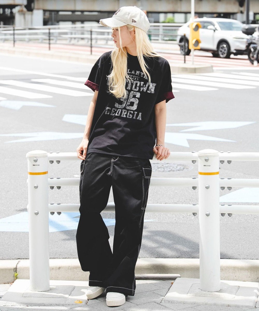 WEGO 【ユニセックス着用ITEM】バイカラーロゴT（SS） 