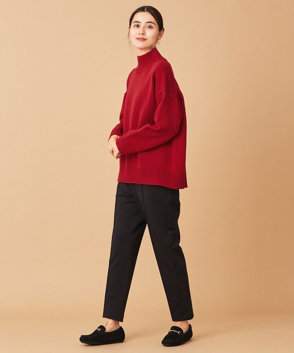 ANY ラムウールバックテイルニット 