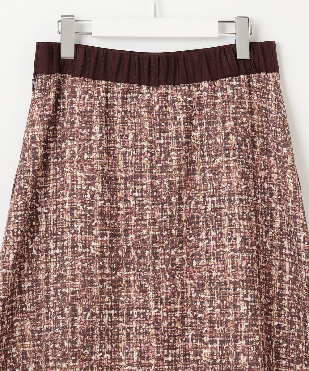 自由区 S プリントジャガードストレッチ スカート 