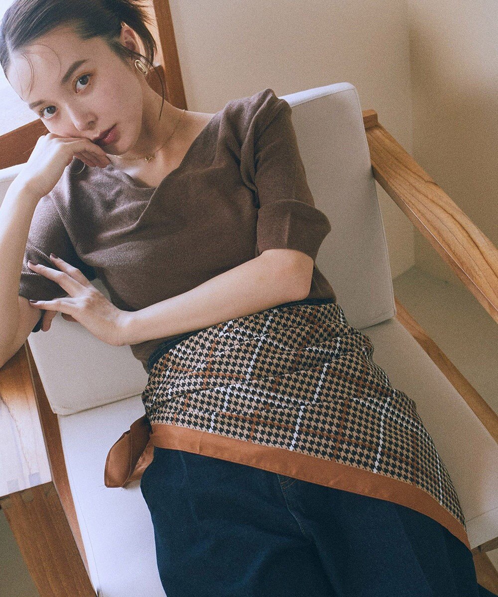 earth music&ecology 大判スカーフ 