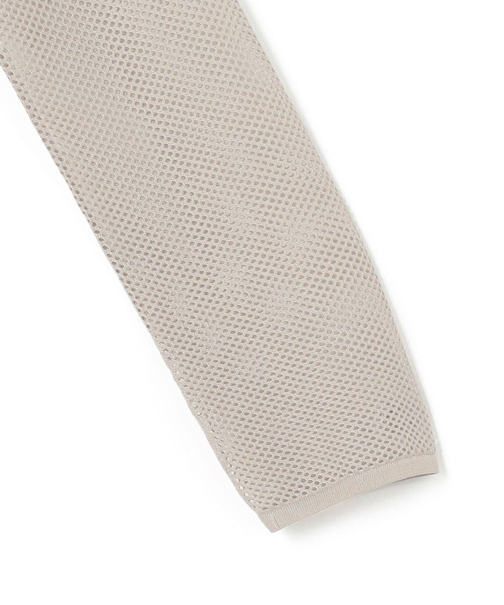 ICB L パネルパターンメッシュ ニットプルオーバー 