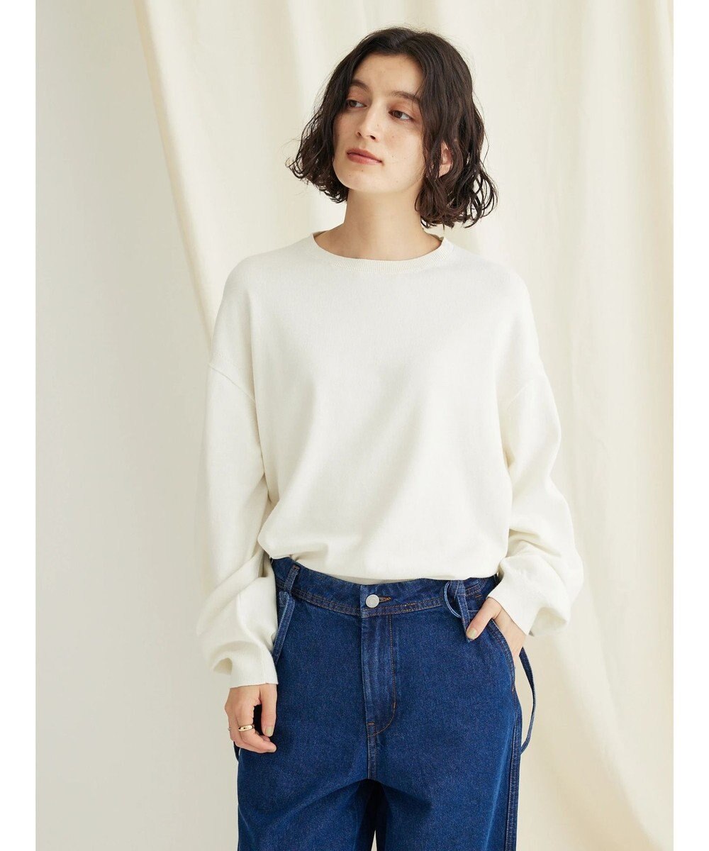 CRAFT STANDARD BOUTIQUE 袖ボリュームニットプルオーバー 